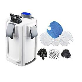 Hw703b Sun 651046608059 Sunsun 370gph Canister Fish Tank Filter Kit With 9-watt Uv Sterilizer