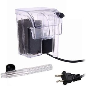 Ia-bey4-9xev Sun Grow Small Power Filter For Rimless Tanks Hang On The Back 100-240 V