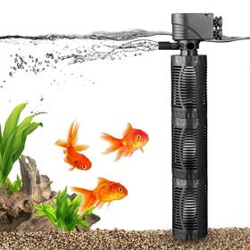 Hn00ftf Superpaws Aquarium Filter 100-180 Gallons 528gph Ultra-quiet Submersible Pump