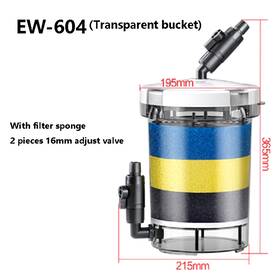 Hw-604 Supreme-goodsoutlet 313086431454 Sunsun 604 Pre Filter Ew-604 External Aquarium Bucket 4 Pcs