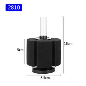 Supreme-goodsoutlet 313108398369 Black Aquarium Filter For Fish Tank Air Pump Skimmer Biochemical Sponge