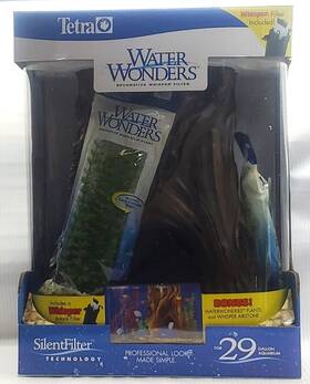 T Tra 046798190028 Tetra Water Wonders 29 Gallon Aquarium Fish Driftwood Decorative Whisper Filter