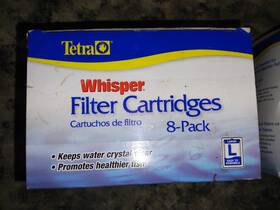 T Tra 046798262176 Tetra Whisper Disposable Filter Cartridges Unassembled Large 7 Pack