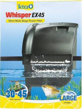 Ex45 T Tra 046798263128 Tetra Whisper Power Filter 240 Gph Aquariums To 45 Gallons