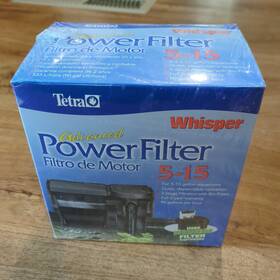 25776 T Tra Tetra Whisper Power Filter 5-15 Gallons Quiet 3-stage Aquarium Filtration