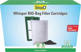 Medium12 T Tra 313019015065 Tetra Whisper Bio-bag Disposable Filter Cartridges Unassembled Pack New