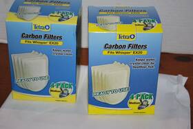 T Tra 445005460474 Tetra Carbon Filters For Aquariums Fits Whisper Ex 20 Medium 4 Pack 2