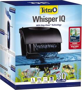 T Tra 445035254296 Tetra Whisper Iq Power Filter 175 Gph With Stay Clean Technology 30 Gallons