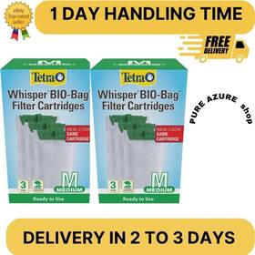 T Tra 711181149111 Tetra Aquarium Filter Bio-bag Cartridge Whisper Assembled Fish Large 6-count