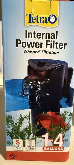 Wl25846 T Tra Tetra Whisper Internal Power Filter For Aquariums 1-4 Gallons