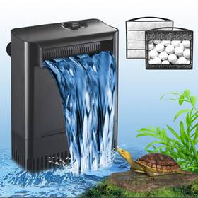 Tararium 6973937720436 Turtle Tank Filter Aquarium Power Adjustable 20-75 Gal. 290gph Large I