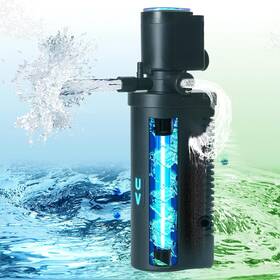 Ctuv-h4f Tararium H4f-s8f Small Aquarium Filter U-v For 10-45 Gallon