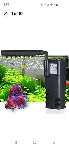 Hj-411b Tararium Submersible Filtration Pump Fish Tank Aquarium Hj-411b. See Description