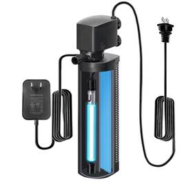P10f Tararium 660gph Aquarium Fish Tank Filter With 24v Dc Powerful Pump For 100-400 Gallon