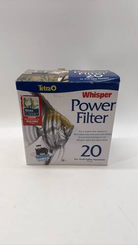 Tetra 046798256157 Whisper 20 Filter 105 Gph For 10-20 Gal Tanks