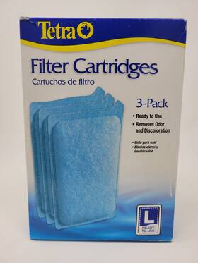 Tetra 046798263203 Fs And Whisper Aquarium Filter Cartridges Size L Large 3-pack - New