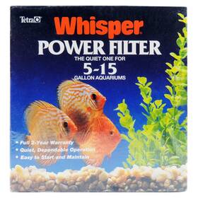 25798 Tetra Aquarium Whisper Quiet Power Filter 5 To 15 Gallon Water New