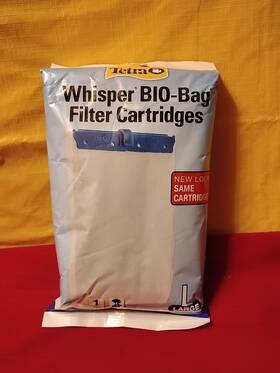26161 Tetra Whisper Bio-bag Filter Cartridge Large 1-pack Ready To Use