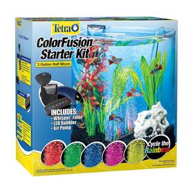 29041-02 Tetra 3 Gallon Small Fish Tank Aquarium Starter Kit With Filter Air Pump &