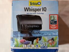 78001-00 Tetra Whisper Iq Power Filter 20 Gallons 130 Gph With Stay Clean Technology