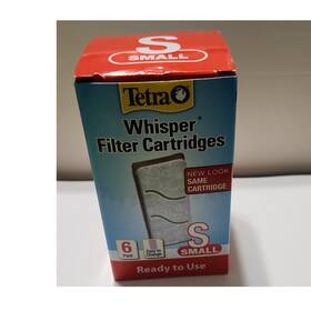 Tetra Ao-19550 Whisper Filter Cartridges 6 Pack For 1-4 Gallon Tanks
