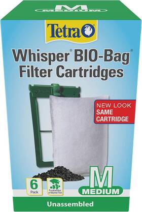 Aq-26350 Tetra Whisper Bio-bag Filter Cartridges For Aquariums - Unassembled