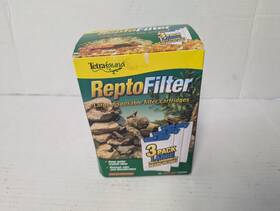 27049-900 Tetrafauna Reptofilter Large 3 Filter Pack Disposable Cartridges 125 Gph Whisper