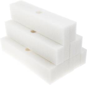 Ffx5612 Threelin Replacement White Foam Filter Pads Fits Fluval Fx4 / Fx5 Fx6 Pack Of 12