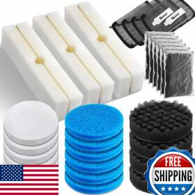 Threlaco B0dwmyq4zr 34 Pcs Filter Media Replacement Set Compatible Fluval Fx2 Fx4 Fx5 Fx6