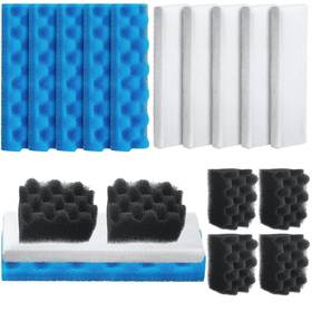 Jyd-threlaco-2179 Threlaco 18 Pcs Bio Foam Set Compatible With Aquarium Filters Including Blue White Bla