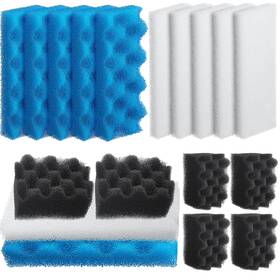 Jyd-threlaco-2184 Threlaco 18 Pcs Compatible With 306/307 Bio Sponge Set Aquarium Filter
