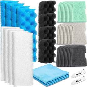 Jyd-threlaco-2575 Threlaco 52 Pcs Replacement Filter Media Kit Compatible With Fluval 306/307 Aquarium F