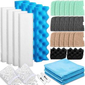 Jyd-threlaco-3374 Threlaco 32 Pcs Aquarium Filter Media Set For 406 407 Filters Maint. Kit And Towelstt