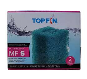 5282514 Top Fin Mf-s Sponge Filter 2 Pack