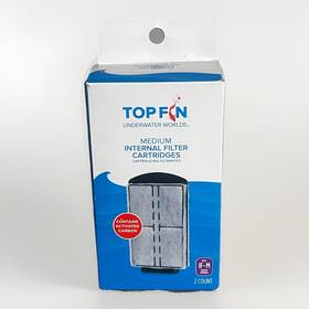 5282569 Top Fin 4 In 1 Medium Internal Filter Cartridges If-m Refill 2 Count