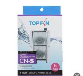 5300977 Top Fin Cn-s Refill For Cn10 Corner Filter 6 Count