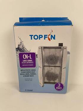 Top Fin 737257874947 Cn-l Large Corner Filter Cartridges 6 Count