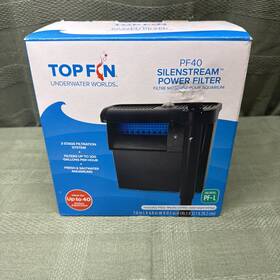 Pf-40 Top Fin 737257885356 Vintage Power Filter 40 Gallon Aquarium Water - New Sealed