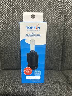 Sf10 Top Fin Topfin Underwater Worlds Sponge Filter Filtre Eponge Pour Aquarium