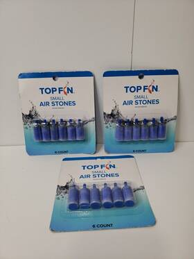Topfin 737257021884 Top Fin Air Stones 3 Packs Of 6 Count 18 Total Great Price Free Shipping