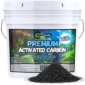 Trade Grade 693003792845 Activated Carbon Granular Filter Media 1 Gallon For Aquariums Water Purification