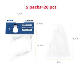 Turbo-roofinds 313029744771 20pcs Easy Clean Filter Mesh Bag For Aquarium Gravel Cleaner Net Fish Tank W