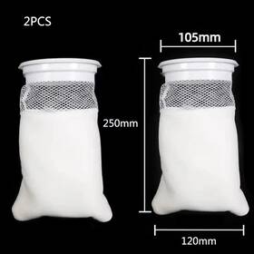 Turbo-roofinds 445028772790 Anti Overflow Aquarium Filter Bag With Frame Washable Reusable Mesh Foam Carpet