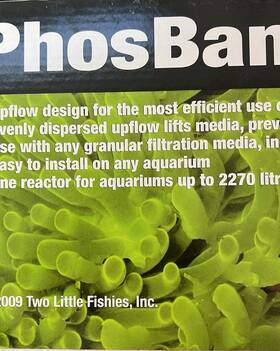 Tlf42550 Two Little Fishies Phosban Reactor 550 Versatile Med For Aquarium Pbr550