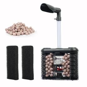 Upettools 761094135183 Fish Tank Filters Aquarium Sponge Internal Filter Adjustable Flow Double La