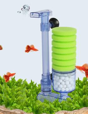 Xy-2881 Upettools Aquarium Biochemical Sponge Filter Ultra Quiet Air Green