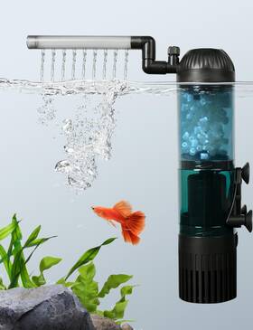 Ya-8011m Upettools Aquarium Filter Fish Tank With Fluid Bed Sponge Multiple Functi