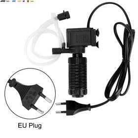 Usa-viralfinds 744759567147 Oxygenation Submersible Filtration Water Purifier For Aquarium Fish Tank 3 In 1