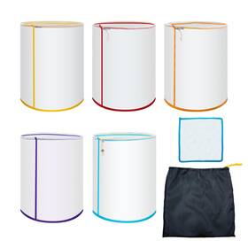 Vw41001 Veerwow 5 Pack Gallon Full Mesh Storage Bags Colors Fine Nylon Top Opening