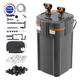 Vevor 197988438892 Filter 528gph 5 Stage Uv Submersible Canister Fish Tank Aquarium 200-250